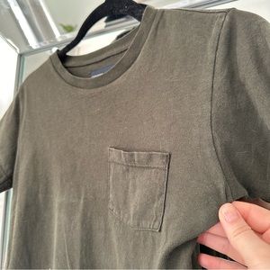 Citizens of Humanity baby tee - olive green